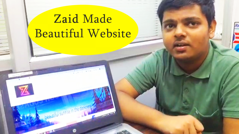 Zaid Made Beautiful Website || Digital Expert || Best Digital Marketing Institute